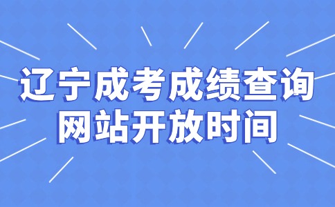 辽宁成考成绩查询网站