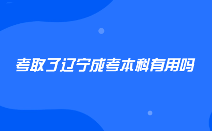 辽宁成考本科