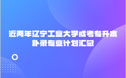 辽宁工业大学成考