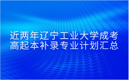 辽宁工业大学成考