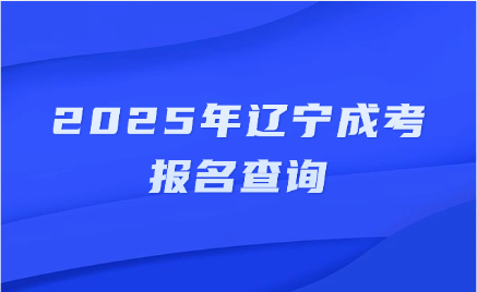 辽宁成考报名