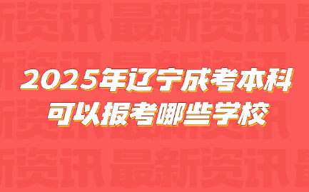 辽宁成考本科